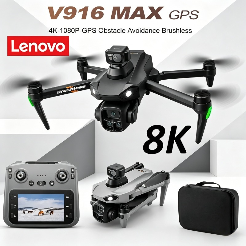 Drone Thermal Imaging - Lenovo V916MAX Professional 8K Drone HD