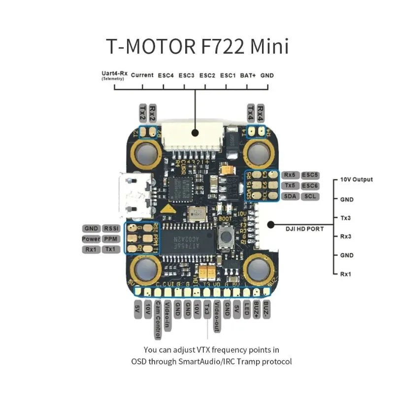T-Motor MINI F7 FC & F45A   ES - огляд і ціна Betaflight Fc F7
